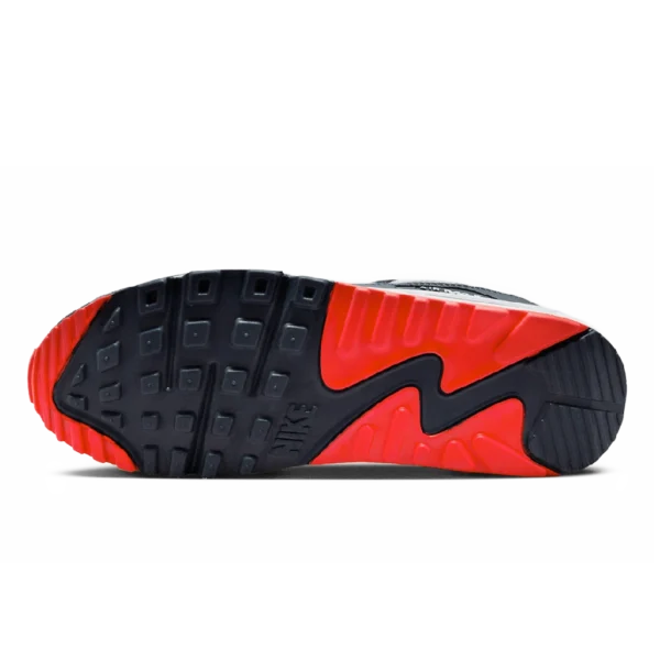 ⁦Air Max 90 Obsidian White Track Red⁩ – תמונה ⁦5⁩