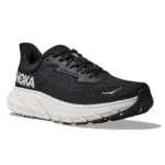 ⁦Hoka Arahi 7 Wide Black White⁩ – תמונה ⁦2⁩