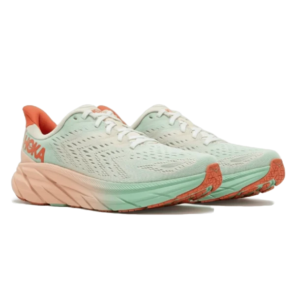 ⁦Hoka One One Clifton 8 Orange Mint Green⁩ – תמונה ⁦2⁩