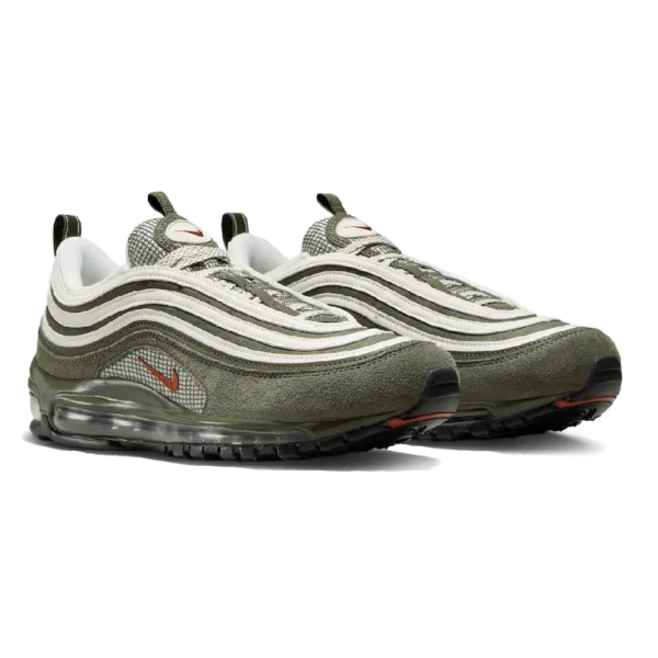 ⁦Nike Air Max 97 Cargo Khaki Rugged Orange⁩ – תמונה ⁦2⁩