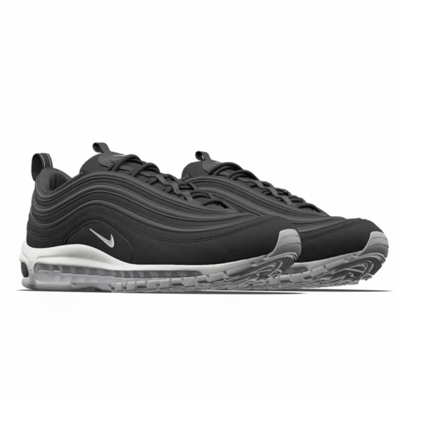 ⁦Nike Air Max 97 Black White⁩ – תמונה ⁦2⁩