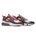 ⁦Nike Air Max 270 React Black University Red⁩ – תמונה ⁦2⁩