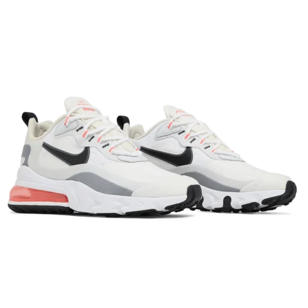 ⁦Nike Air Max 270 React White Crimson Black⁩ – תמונה ⁦2⁩