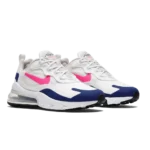 ⁦Nike Air Max 270 React White Pink Blue⁩ – תמונה ⁦2⁩