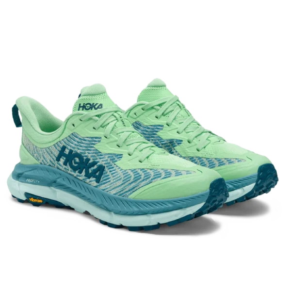 ⁦HOKA Mafate Speed 4 Lime Glow Ocean Mist⁩ – תמונה ⁦2⁩