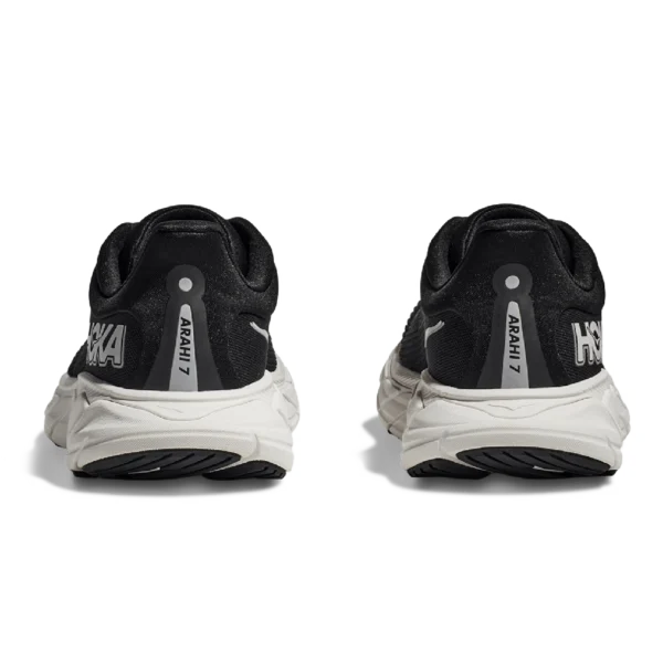 ⁦Hoka Arahi 7 Wide Black White⁩ – תמונה ⁦3⁩