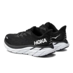 ⁦HOKA Clifton 8 Wide Black White⁩ – תמונה ⁦3⁩