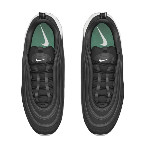 ⁦Nike Air Max 97 Black White⁩ – תמונה ⁦4⁩