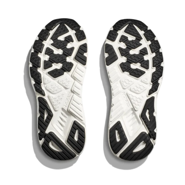 ⁦Hoka Arahi 7 Wide Black White⁩ – תמונה ⁦5⁩