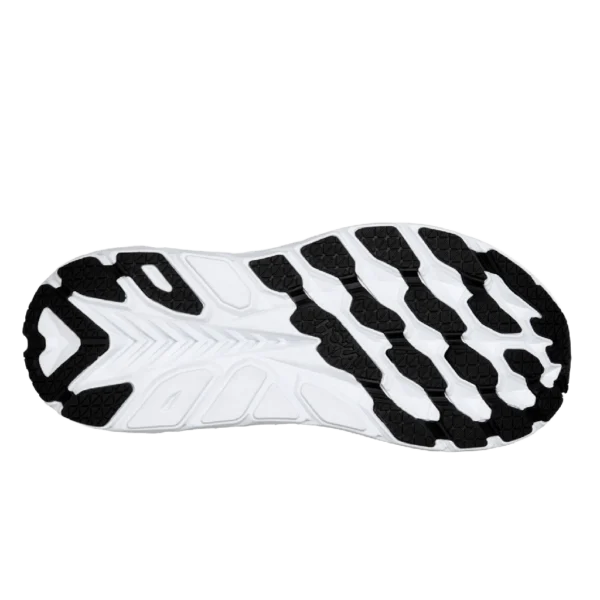 ⁦HOKA Clifton 8 Wide Black White⁩ – תמונה ⁦5⁩