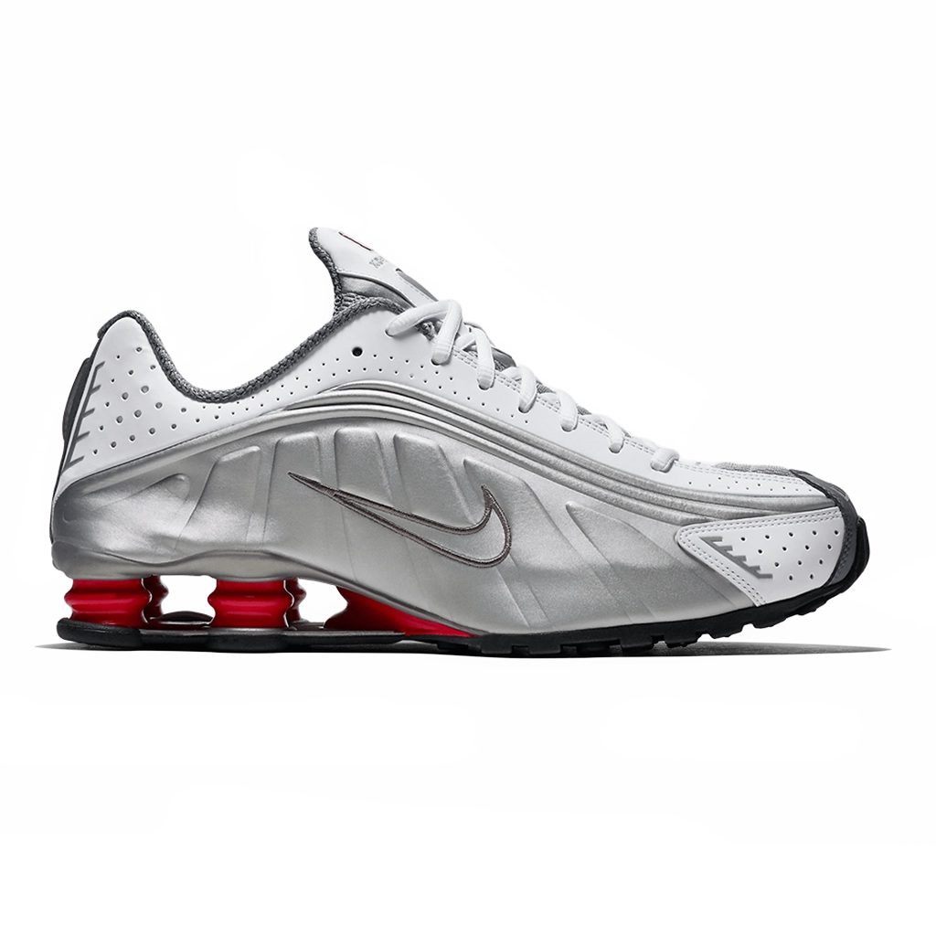1 Nike Shox R4 Metallic Silver Comet Red – תמונה 1