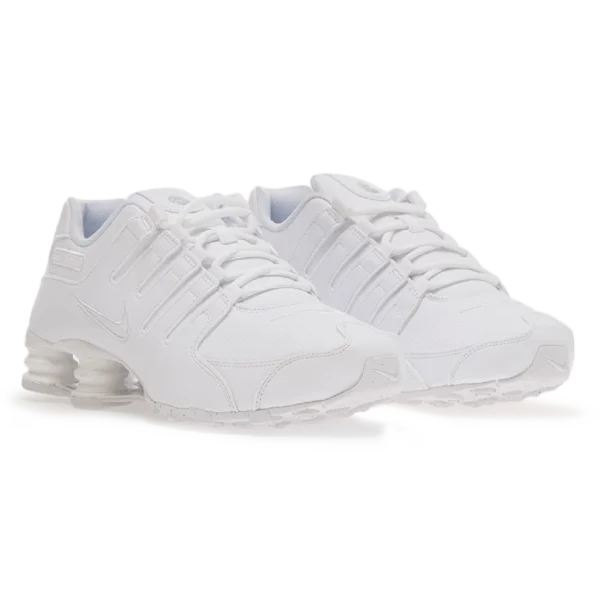⁦Nike Shox NZ Triple White⁩ – תמונה ⁦2⁩