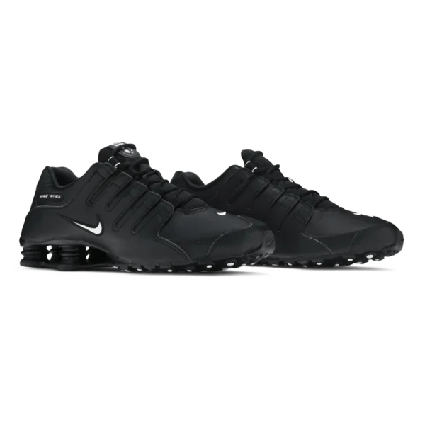 ⁦Nike Shox NZ Black White⁩ – תמונה ⁦2⁩