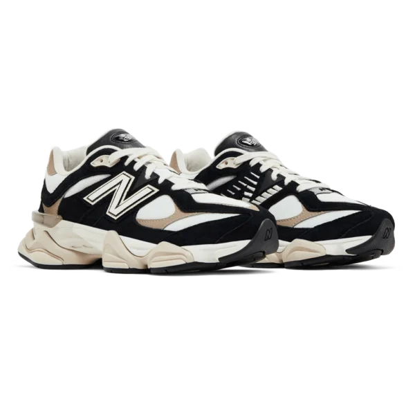 ⁦New Balance 9060 Black Beige White⁩ – תמונה ⁦2⁩