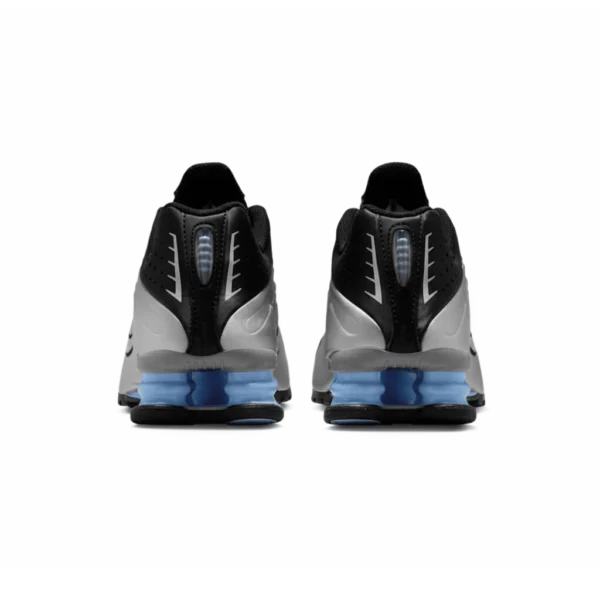 ⁦Nike Shox R4 Metallic Silver Psychic Blue⁩ – תמונה ⁦3⁩