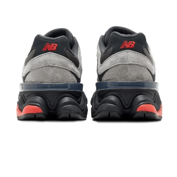 ⁦New Balance 9060 Grey Black Red⁩ – תמונה ⁦3⁩
