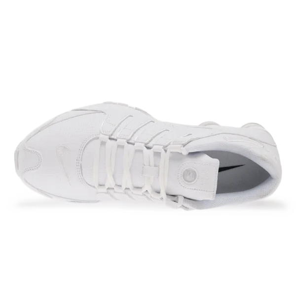 ⁦Nike Shox NZ Triple White⁩ – תמונה ⁦4⁩