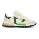 Lacoste Elite Active Trainers Off White Dark Green