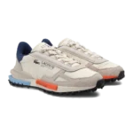 ⁦Lacoste Elite Active Trainers Off White Navy Orange⁩ – תמונה ⁦2⁩