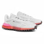 ⁦Lacoste Elite Active Sneakers Light Grey Orange⁩ – תמונה ⁦2⁩