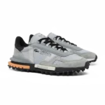 ⁦Lacoste Grey Leather Sneakers⁩ – תמונה ⁦2⁩