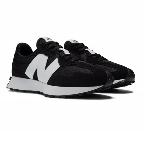 ⁦New Balance 327 White Black⁩ – תמונה ⁦2⁩