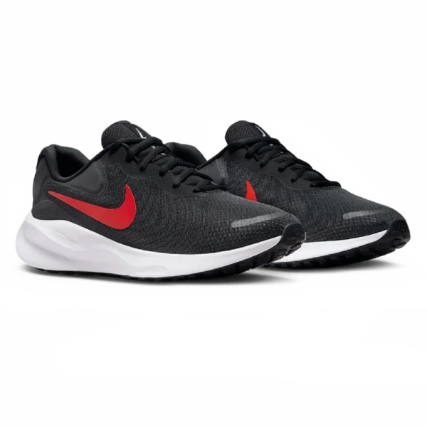 ⁦Nike Revolution 7 Black University Red⁩ – תמונה ⁦2⁩