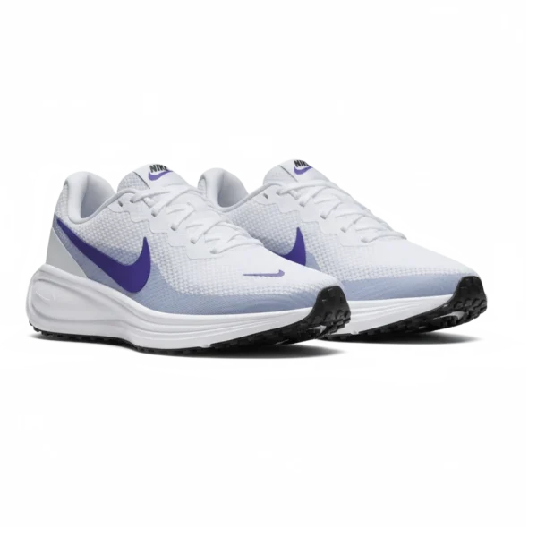 ⁦Nike Revolution 8 White Court Purple Ghost Black⁩ – תמונה ⁦2⁩