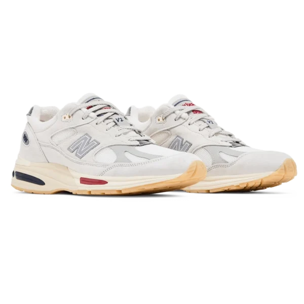 ⁦New Balance 991 “Vintage Sport Pack" White⁩ – תמונה ⁦2⁩