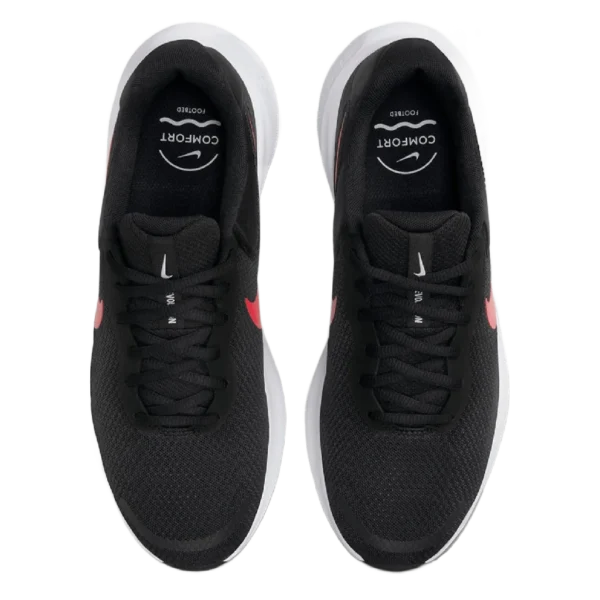 ⁦Nike Revolution 7 Black University Red⁩ – תמונה ⁦4⁩