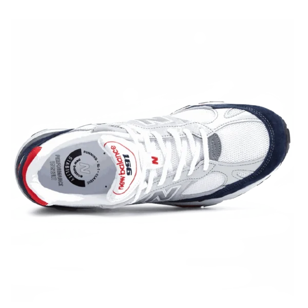 ⁦New Balance 991 Grey Blue White⁩ – תמונה ⁦3⁩