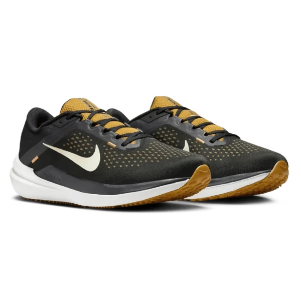 ⁦Nike Winflo 10 Black White Yellow Brown⁩ – תמונה ⁦2⁩