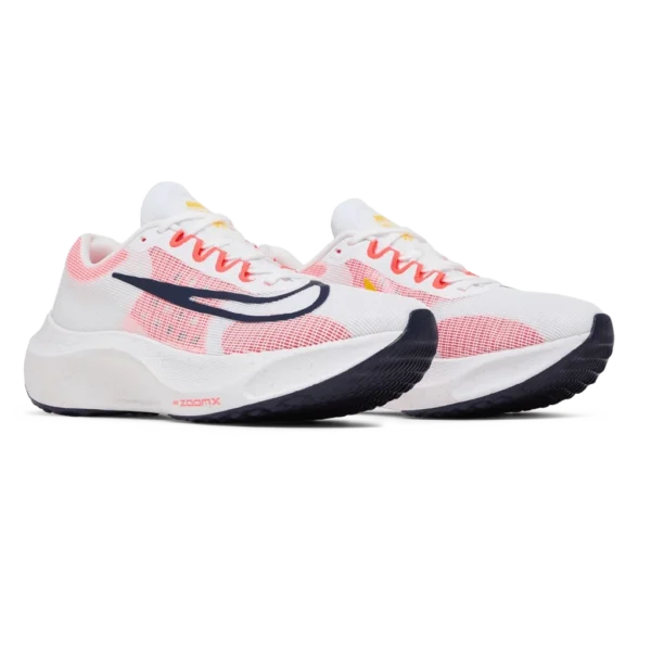 ⁦Nike Zoom Fly 5 White Bright Crimson⁩ – תמונה ⁦2⁩