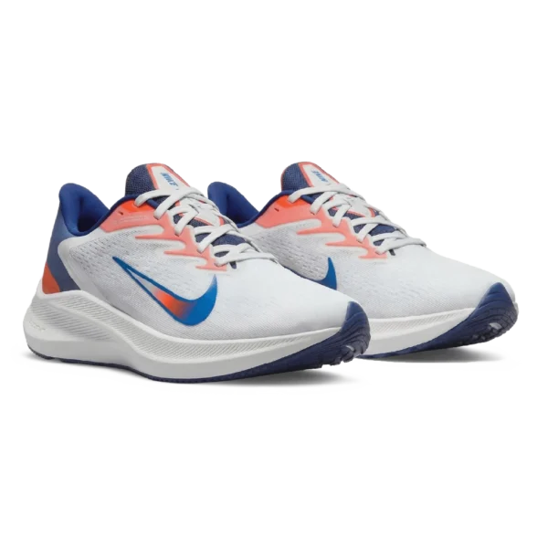⁦Nike Air Zoom Winflo 7 White Red Blue⁩ – תמונה ⁦2⁩