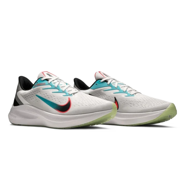 ⁦Nike Air Zoom Winflo 7 Flash Crimson Aqua⁩ – תמונה ⁦2⁩