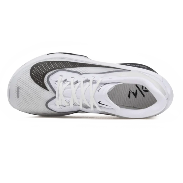 ⁦Nike Zoom Fly 6 White Black Smoke Grey Silver⁩ – תמונה ⁦4⁩