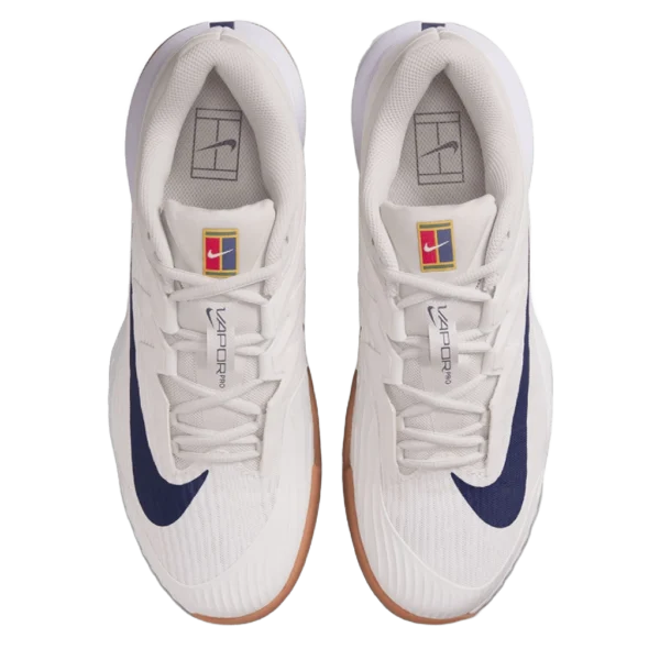 ⁦Nike Court Air Zoom Vapor Pro 3 Light Bone Binary Blue⁩ – תמונה ⁦4⁩