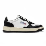 Autry Medalist Low Sneakers White Black Leather