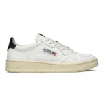 Autry Medalist Low Sneakers White Black Leather Classic