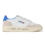 Autry Low Leather Sneakers "Game Set Match" White Blue