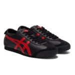 ⁦Onitsuka Tiger Mexico 66 Black Red⁩ – תמונה ⁦5⁩