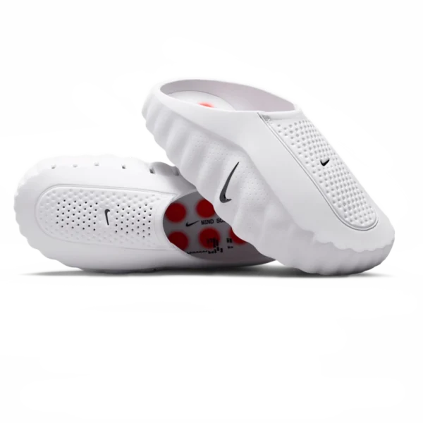 ⁦Nike Mind 001 Pregame Mule White Speed Red Obsidian⁩ – תמונה ⁦2⁩