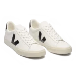⁦Veja Campo Leather Sneakers White Black⁩ – תמונה ⁦2⁩