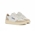 ⁦Autry Medalist Low Sneakers White Silver Leather⁩ – תמונה ⁦2⁩
