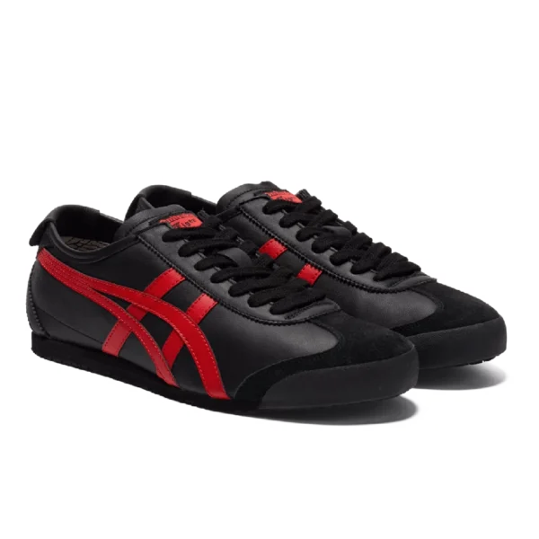 ⁦Onitsuka Tiger Mexico 66 Black Red⁩ – תמונה ⁦5⁩