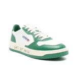 ⁦Autry Medalist Low Sneakers White Green Leather⁩ – תמונה ⁦2⁩