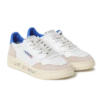 ⁦Autry Low Leather Sneakers "Game Set Match" White Blue⁩ – תמונה ⁦2⁩