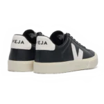 ⁦Veja Campo Leather Sneakers Black White⁩ – תמונה ⁦3⁩
