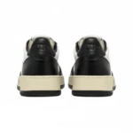 ⁦Autry Medalist Low Sneakers "Game Set Match" White Black Leather⁩ – תמונה ⁦3⁩