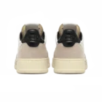 ⁦Autry Medalist Low Sneakers  White Black Leather & Suede⁩ – תמונה ⁦3⁩